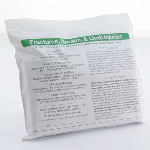 Forestry Suppliers First Aid Refill, Sprains and Fractures Module