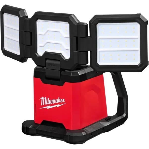 Milwaukee® M18 ROVER Dual-Power Triple-Panel Flood and Area Light