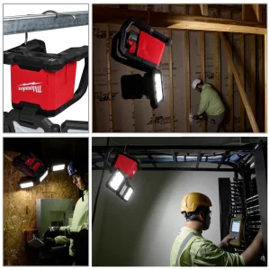 Milwaukee® M18 ROVER Dual-Power Triple-Panel Flood and Area Light - view 4