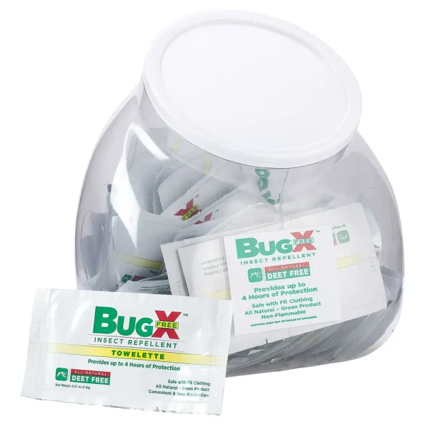 Bug-X FREE™ Insect Repellent Towelettes