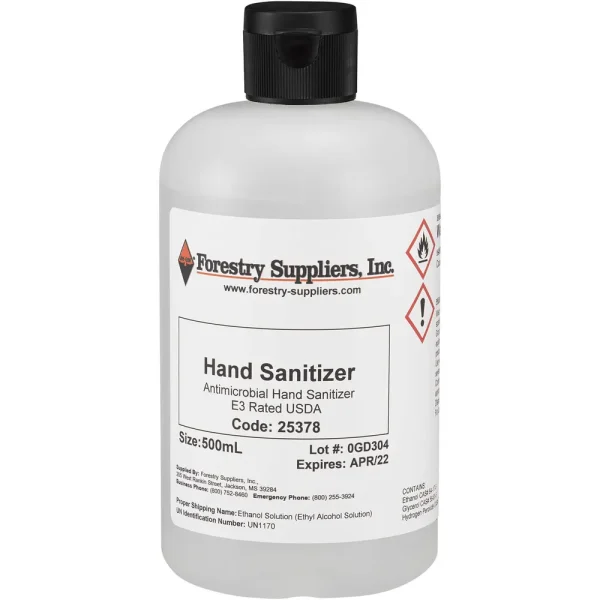 Forestry Suppliers Antimicrobial Hand Sanitizer