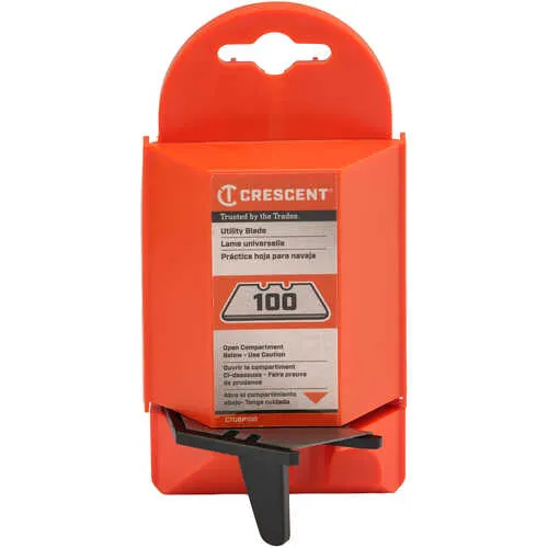 Crescent Utility Knife Replacement Blades, Pack of 100