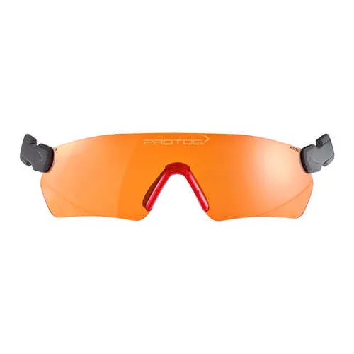 Integrated Safety Glasses for Pfanner Protos Integral Helmets, Orange