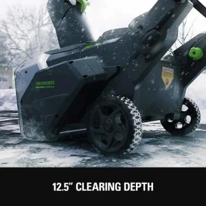 Greenworks 21″ Self-Propelled Mower with 4Ah Battery and Charger - view 2