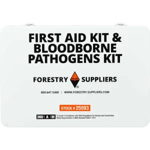 Forestry Suppliers 36-Unit Unitized First Aid, CPR, and Bloodborne Pathogens Kit