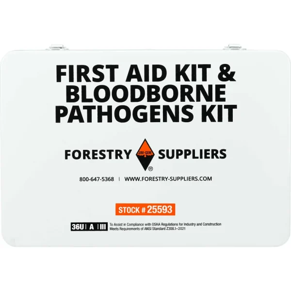 Forestry Suppliers 36-Unit Unitized First Aid, CPR, and Bloodborne Pathogens Kit