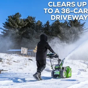 Greenworks 24″ Dual Stage Snow Thrower – Tool Only - view 3
