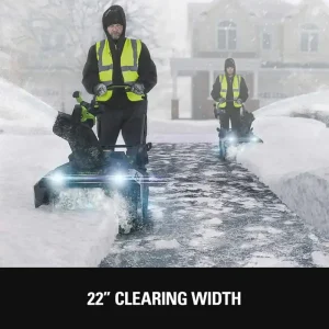 Greenworks 82V 22″ Snow Thrower with 5Ah Battery and Dual Port Charger - view 3