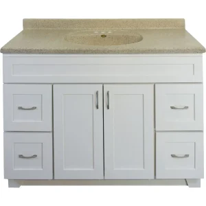 Imperial Marble Shaker Retreat Vanity Base