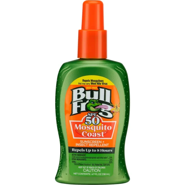Bullfrog® Mosquito Coast Insect Repellent + SPF 50 Sunscreen