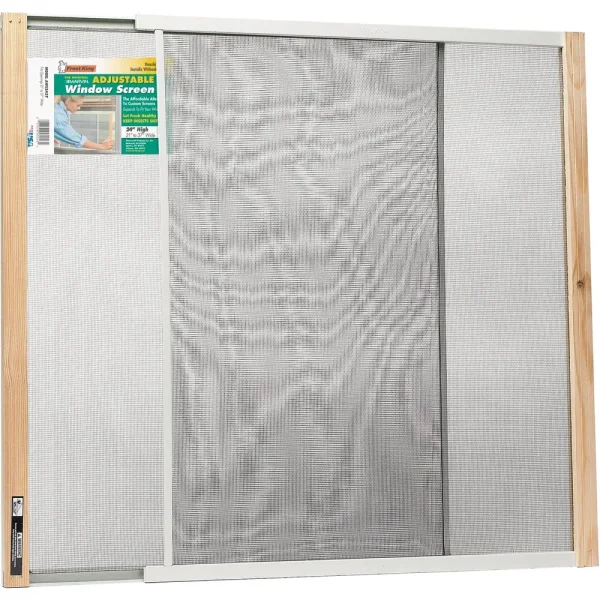 Frost King Adjustable Window Metal Rail Screen, 24 in