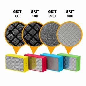 POWERTEC Diamond Hand Polishing Pads | 60 Grit - view 2