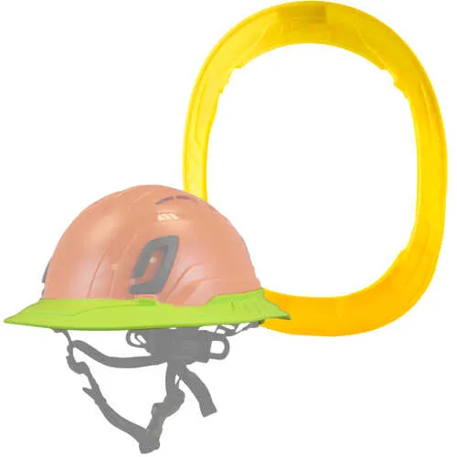 Bullard Type II+ Full Brim Accessory Kit, Hi-Viz Yellow