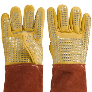 Vet-Pro™ Forester Leather/Kevlar Animal and Reptile Handling Gloves - view 4