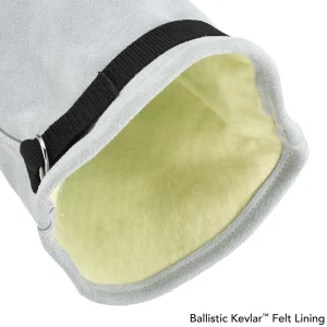 Vet-Pro™ Trapper Leather/Kevlar Animal and Reptile Handling Gloves - view 3
