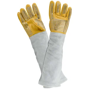 Vet-Pro™ Magnum Leather/Kevlar Animal and Reptile Handling Gloves