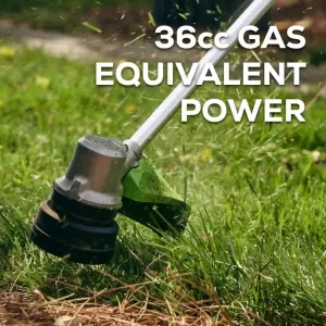 Greenworks 82V Edger with 4Ah Battery and Dual Port Charger - view 3