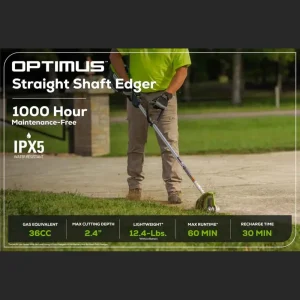 Optimus 82V Straight Shaft Edger (Tool Only) - view 4