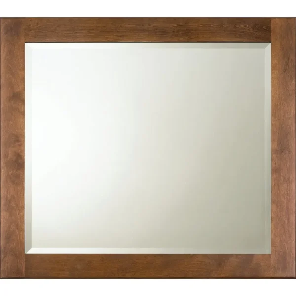 Bertch Osage Wood Vanity Mirror, 30 x 34 in