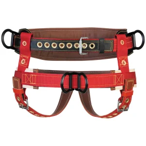 Weaver Arborist® Saddle with 2 Floating Dees, 2” Wide Nylon Leg Straps and Seat Strap