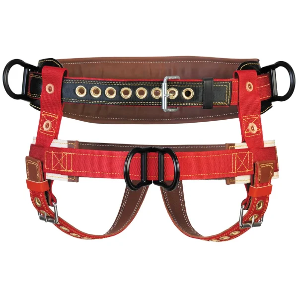 Weaver Arborist® Saddle with 2 Floating Dees, 2” Wide Nylon Leg Straps and Seat Strap