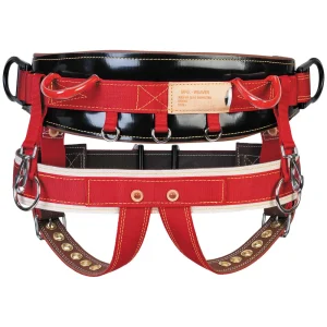 Weaver Arborist® Saddle with 2 Floating Dees, 2” Wide Nylon Leg Straps and Seat Strap - view 2