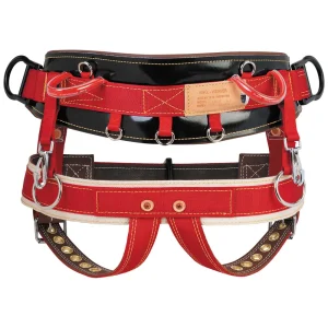 Weaver Arborist® Saddle with 1 Floating Dee, 2” Wide Nylon Leg Straps and Seat Strap - view 2