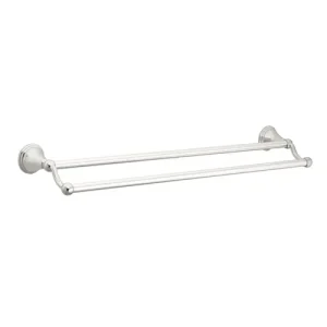 Moen Preston Chrome Double Towel Bar, 24 in