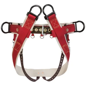 Weaver Arborist® 4-Dee Single Thick Cotton Saddle with Heavy Duty Coated Webbing Leg Straps