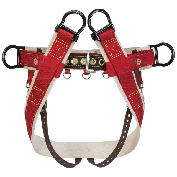 Weaver Arborist® 4-Dee Single Thick Cotton Saddle with Heavy Duty Coated Webbing Leg Straps