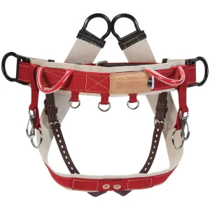Weaver Arborist® 4-Dee Single Thick Cotton Saddle with Heavy Duty Coated Webbing Leg Straps - view 2