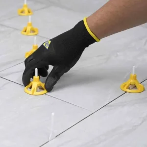 QEP LASH 360 Tile Leveling Round Caps | Bag of 100 Caps