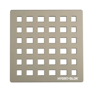 Hydro-Blok 4″ Low Profile Shower Drain Covers | Oil Rubbed Bronze