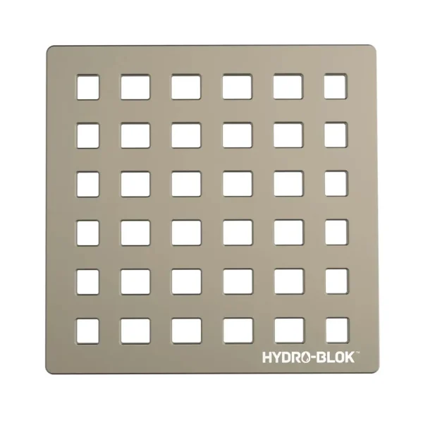 Hydro-Blok 4″ Low Profile Shower Drain Covers | Oil Rubbed Bronze