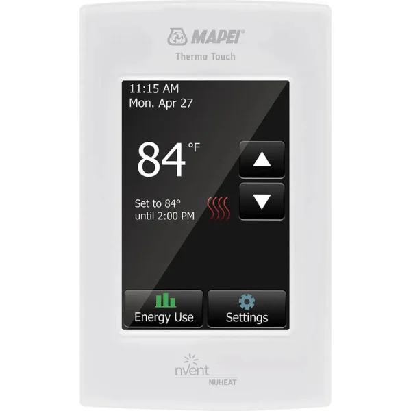 Mapeheat Thermo Touch Programmable Floor-Heating Nuheat Thermostat