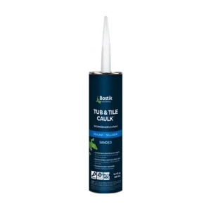 Bostik Tub & Tile Siliconized Sanded Caulk – 10.1 oz | Alabaster