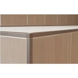 Schluter Edge Quadec Square Trims | 3/8″ / Stone Grey - view 4