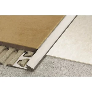 Schluter Reno U Aluminum Reducer Transitions | 5/16″ / Satin