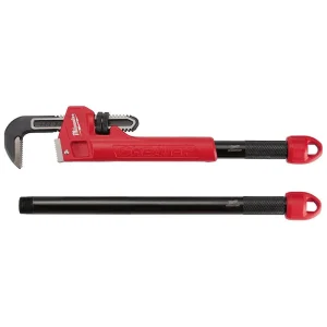 Milwaukee CHEATER Steel Adaptable Pipe Wrench