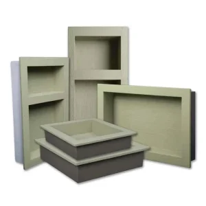 Laticrete Hydro Ban Shower Wall Niche | 12″ X 12″ Square Niche