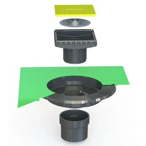 Ebbe VERSA Drain Kits | PVC Drain Flange - view 2