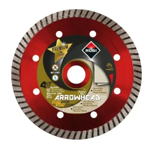 Rubi Arrowhead 4-1/2″ Dry Turbo Diamond Blade
