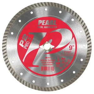 Pearl Abrasive 9″ P2 PRO-V Blade for Battery Powered Saws | Segmented