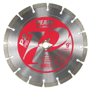 Pearl Abrasive 9″ P2 PRO-V Blade for Battery Powered Saws | Segmented - view 3