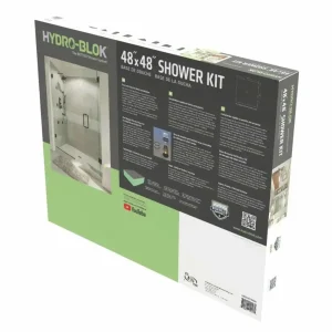 Hydro-Blok Classic Shower Kits | 36″ x 36″ Center Drain Pan - view 4