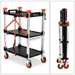 Crescent® SITERUNNER 3-Shelf Folding Jobsite Cart - view 2