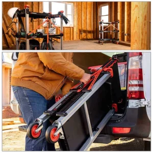 Crescent® SITERUNNER 3-Shelf Folding Jobsite Cart - view 3