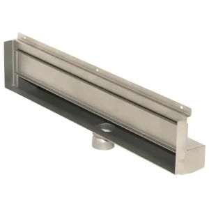 Drains Unlimited Wall Recessed Linear Drain | 12″ / Flangeless Wall Drain / For Stone (1/2″ – 3/4″) - view 4