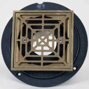 Noble Clamping Ring ABS Drains | Square Nickel