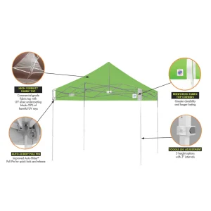 E-Z UP® Hi-Viz™ Utility Instant Shelter® - view 3